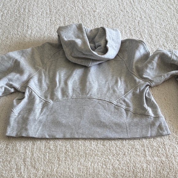 lululemon cropped scuba / heather gray / M/L - Picture 9 of 9